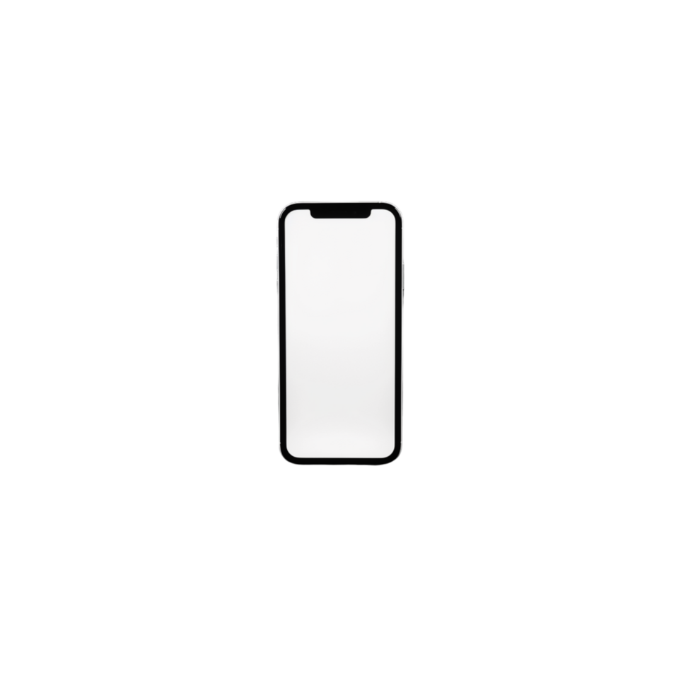 Black Smartphone Mockup On White And Grey Checkered Background png