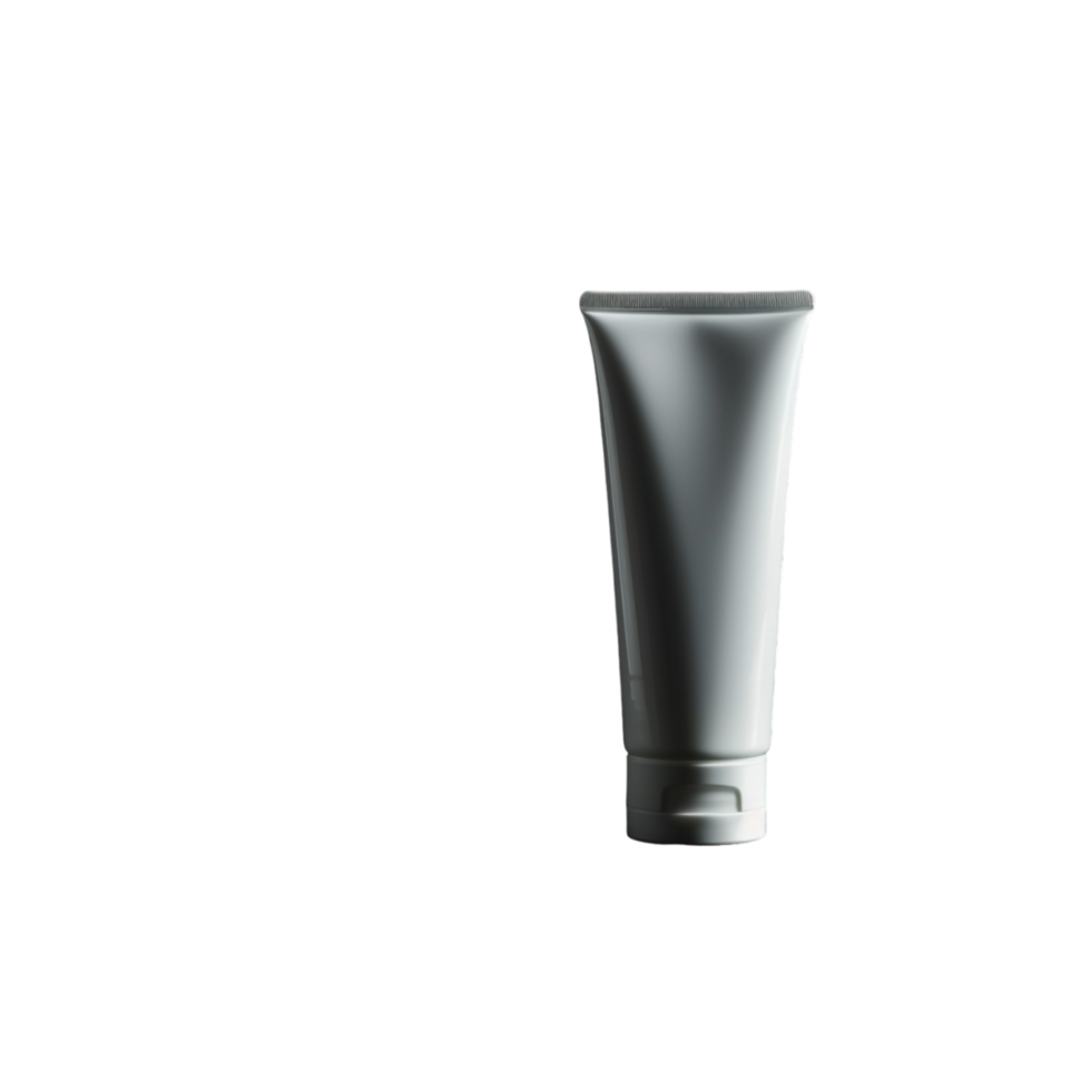 White Plastic Squeeze Bottle Mockup Isolated on Checkered Background png