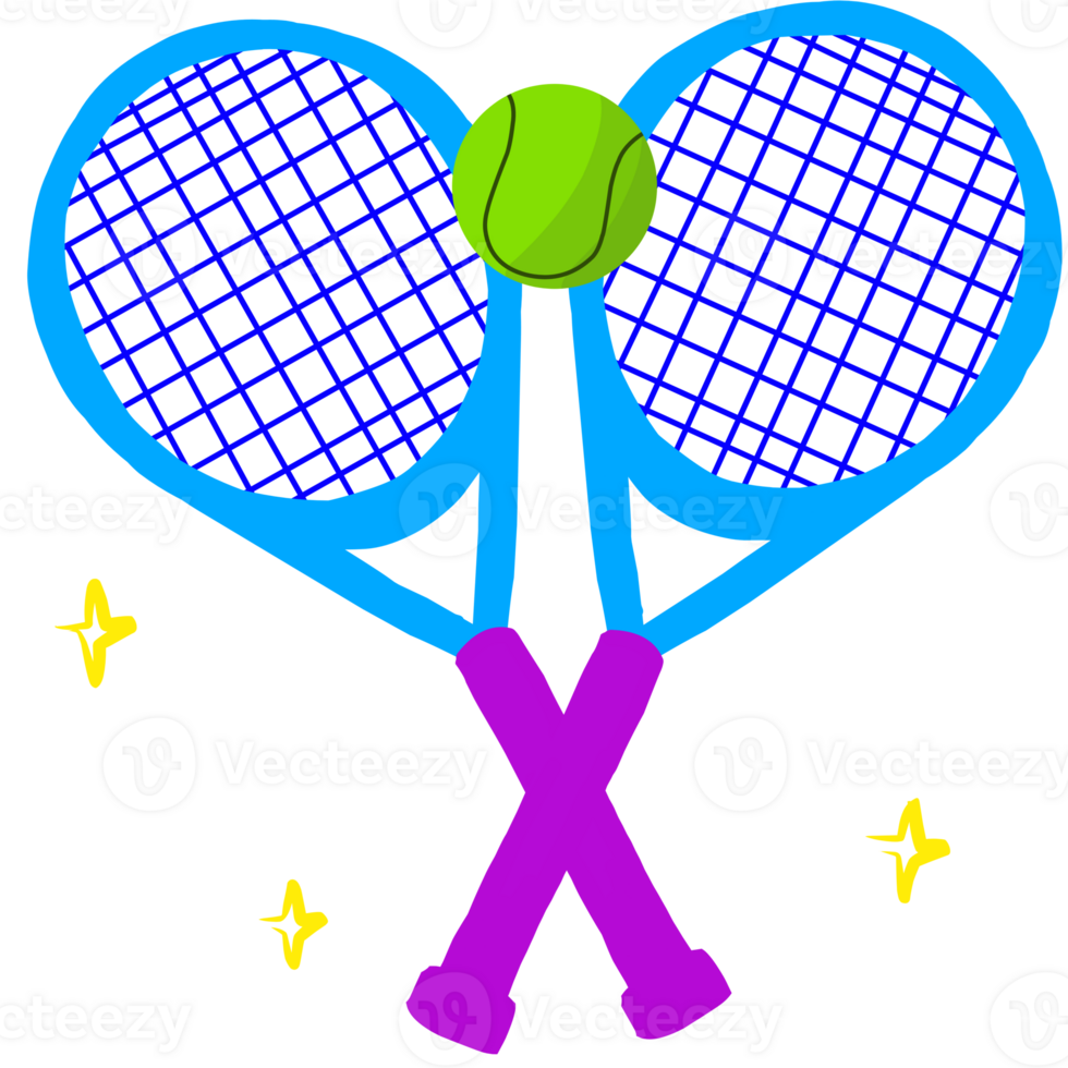 Tennis racket and ball image png