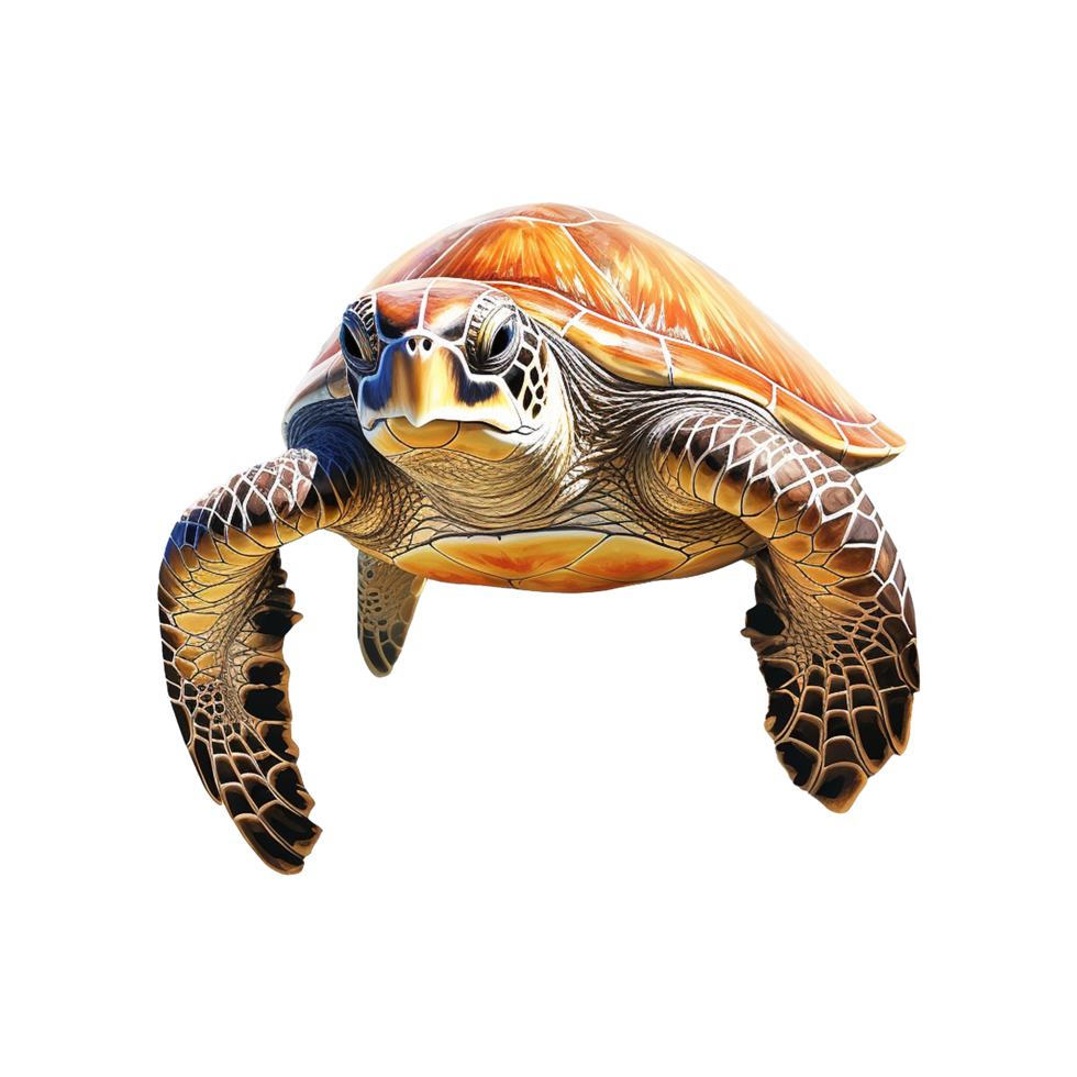 Turtle isolated on transparent background png