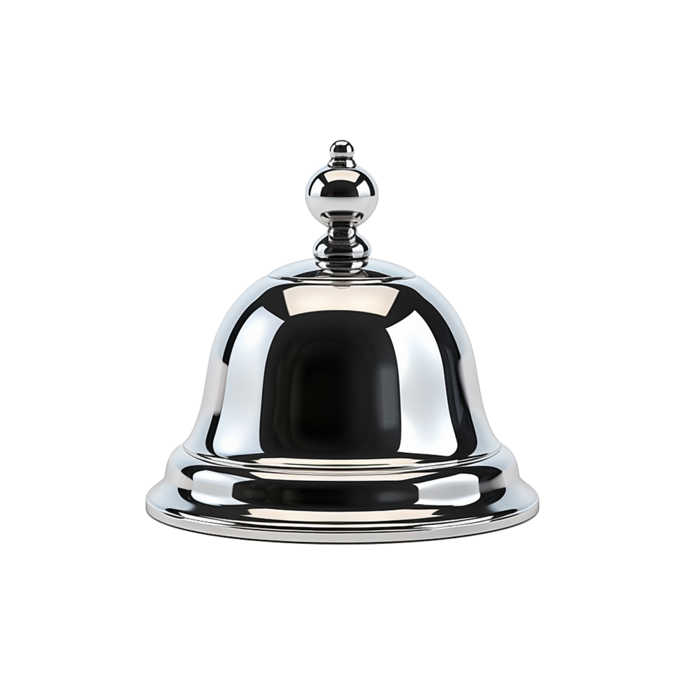 Desk bell isolated on transparent background png