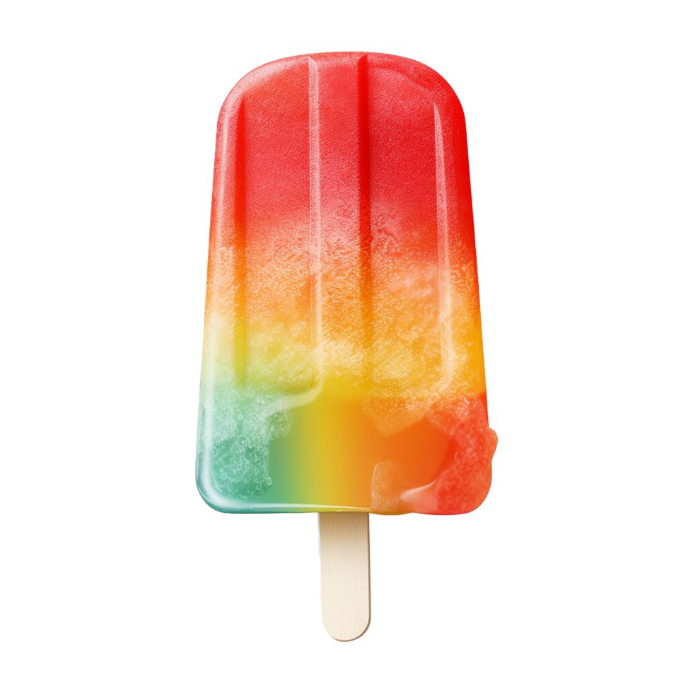 Popsicle ice cream isolated on transparent background png