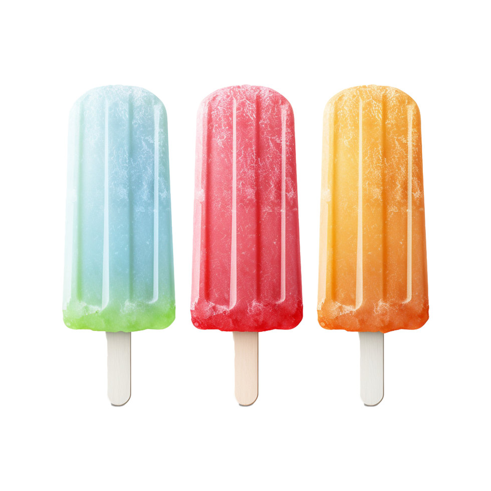 Popsicle ice cream isolated on transparent background png