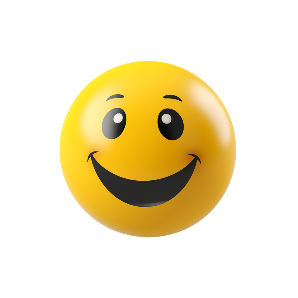 Funny 3d Emoji isolated on transparent background png