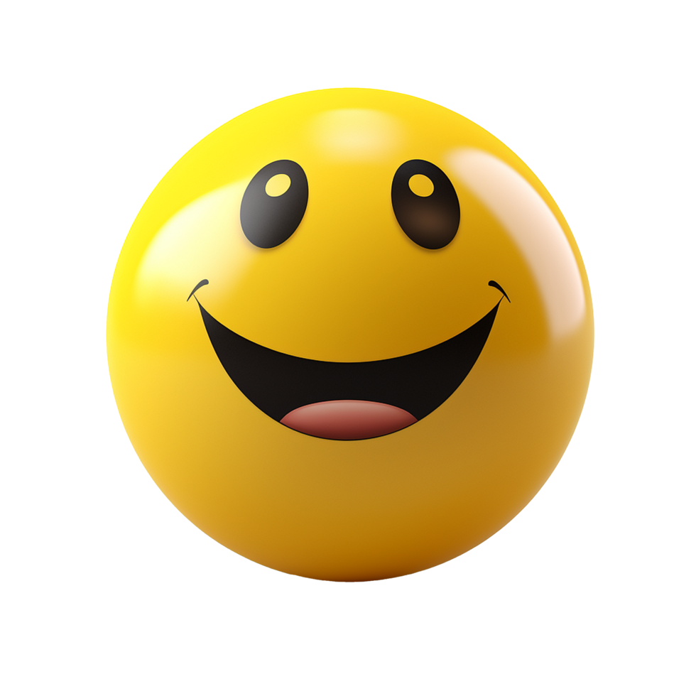 Funny 3d Emoji isolated on transparent background png
