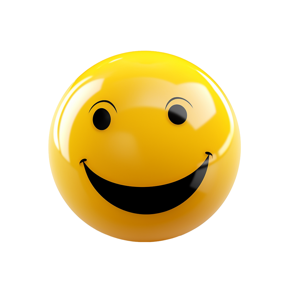 Funny 3d Emoji isolated on transparent background png