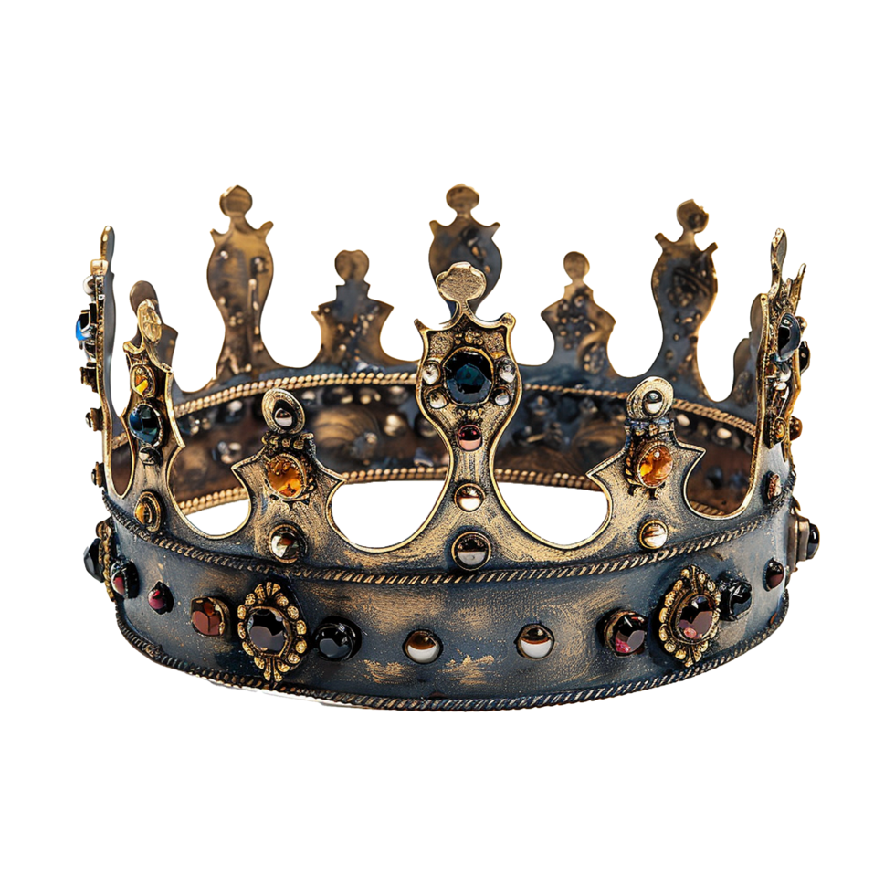 King Crown isolated on transparent background png