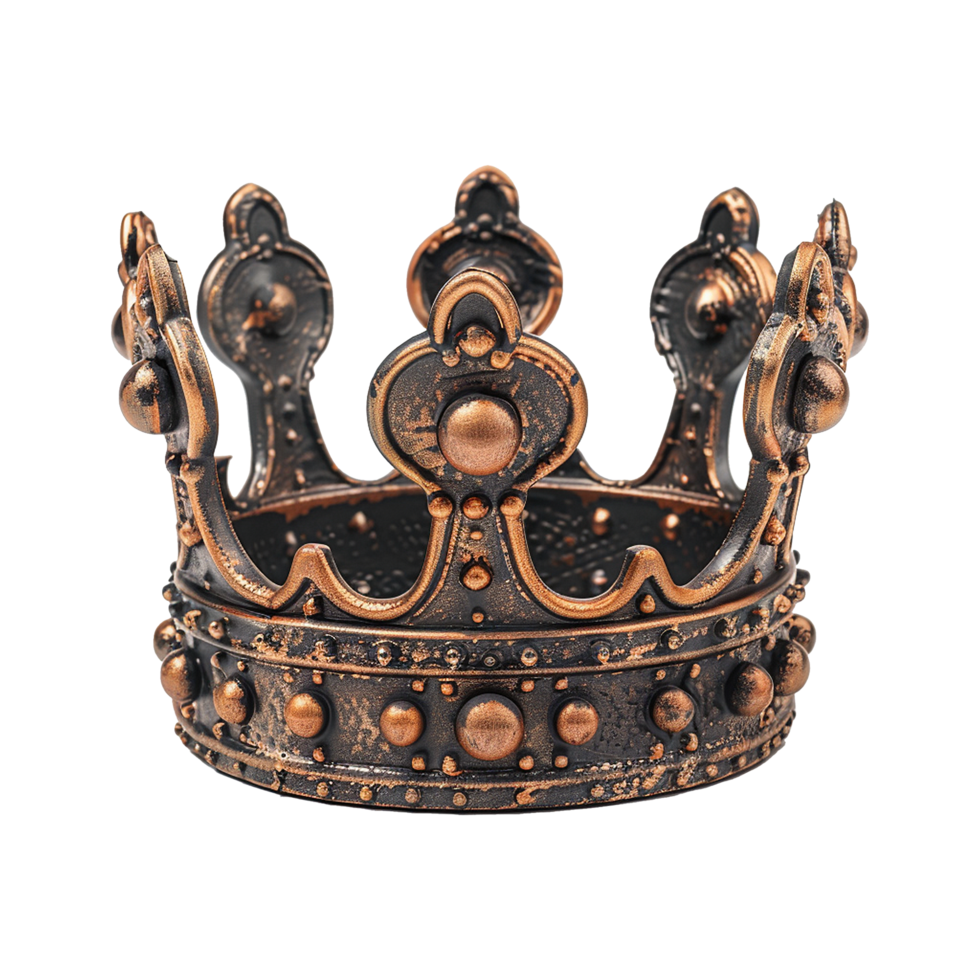 King Crown isolated on transparent background png