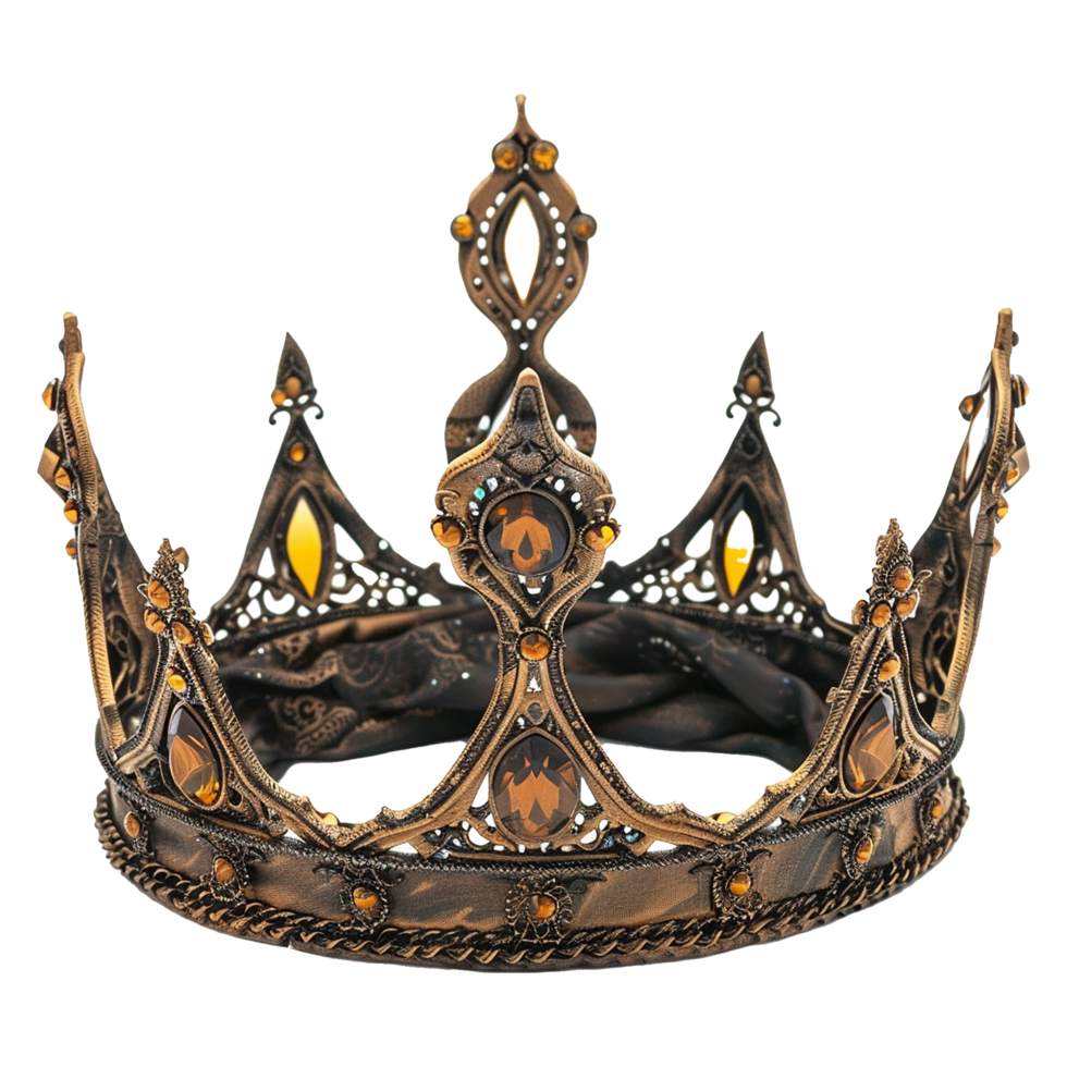 King Crown isolated on transparent background png
