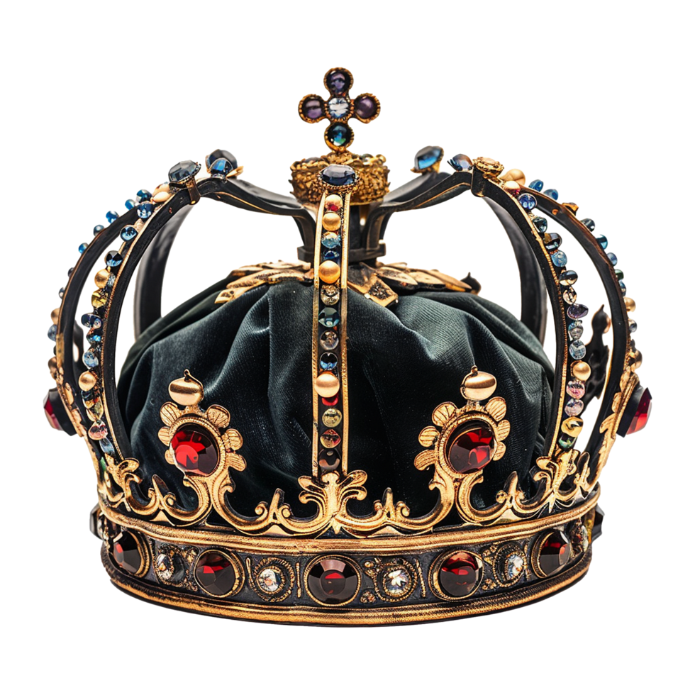King Crown isolated on transparent background png