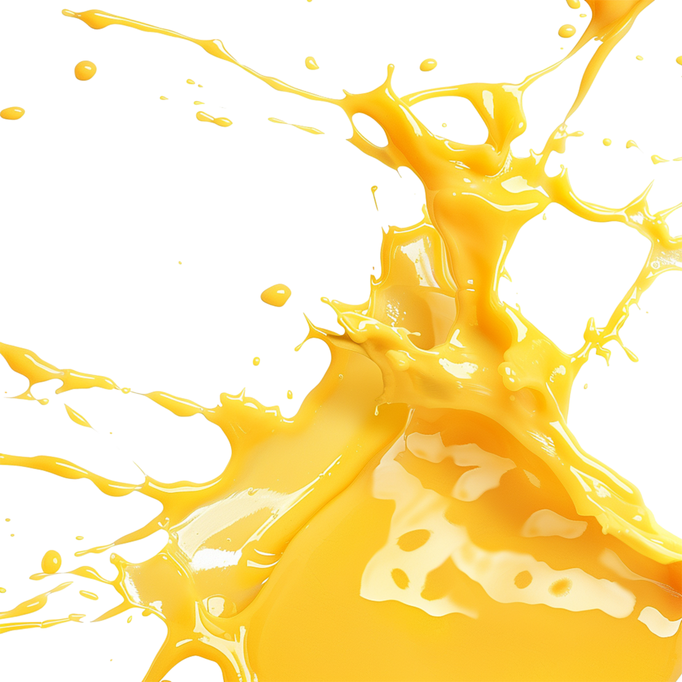 Melted cheese frame isolated on transparent background png