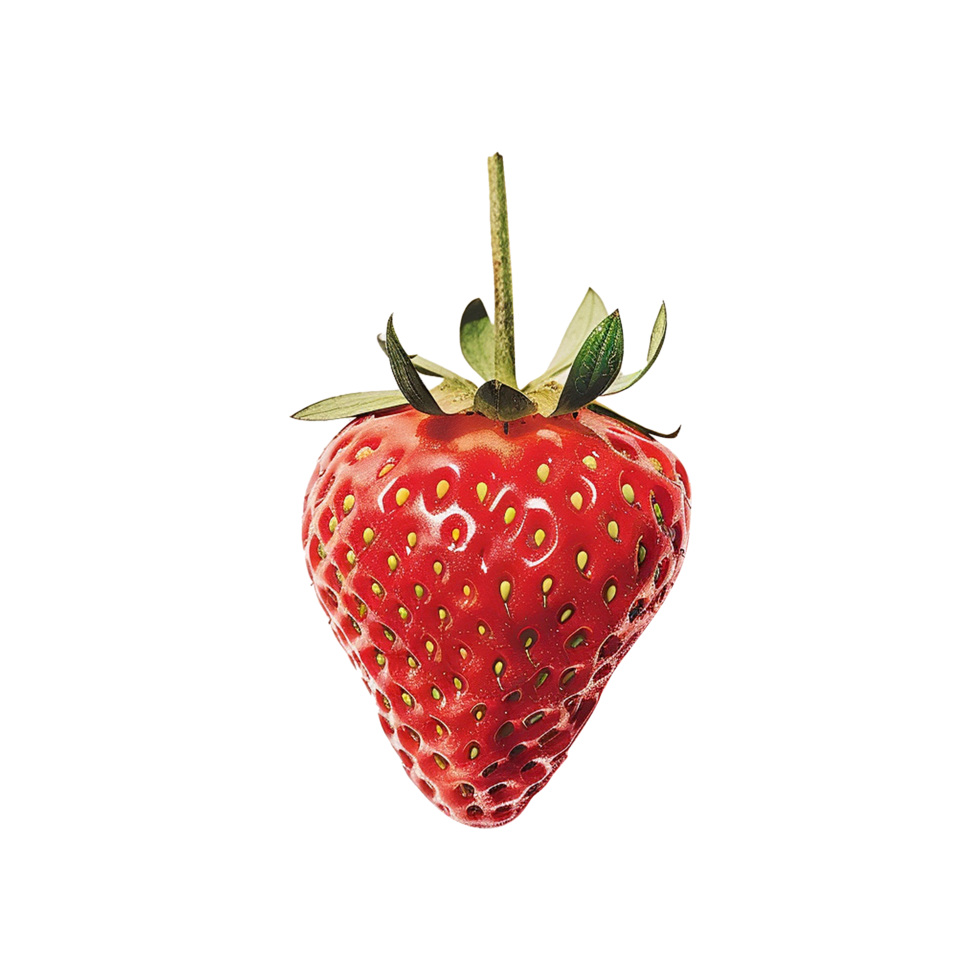 Fresh strawberry isolated on transparent background png