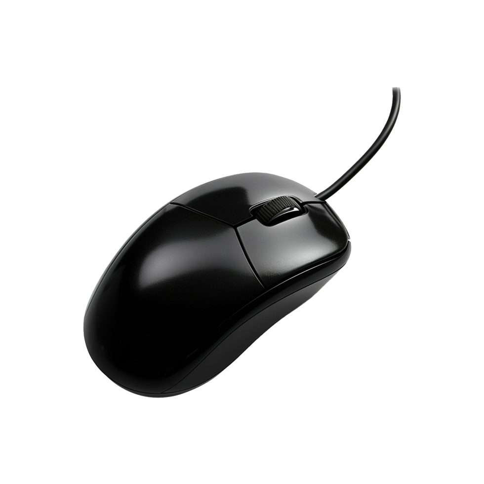 Computer mouse isolated on a transparent background png