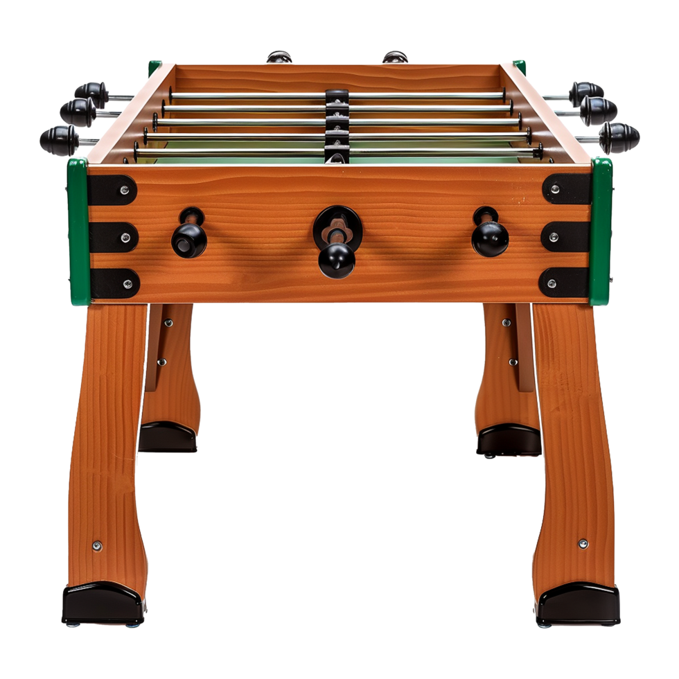 Foosball table isolated on transparent background png