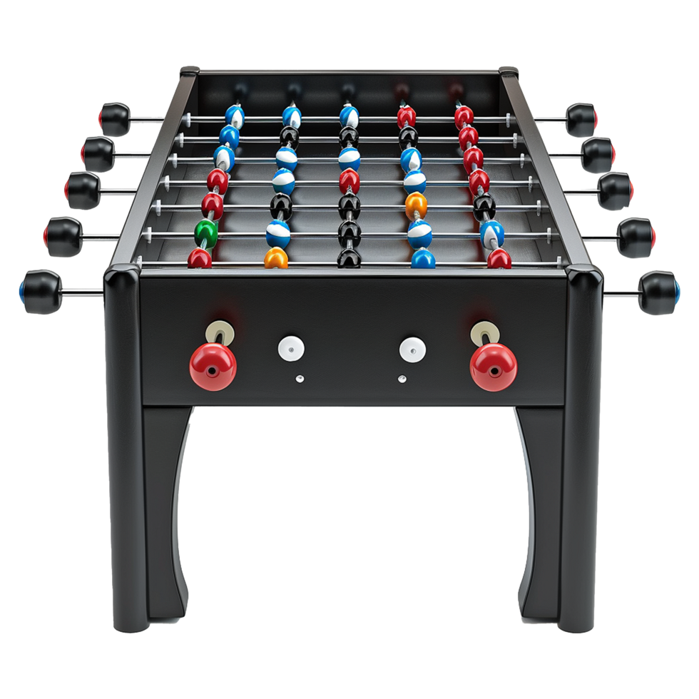 Foosball table isolated on transparent background png