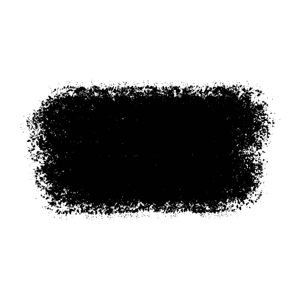 Black brush with transparent background png