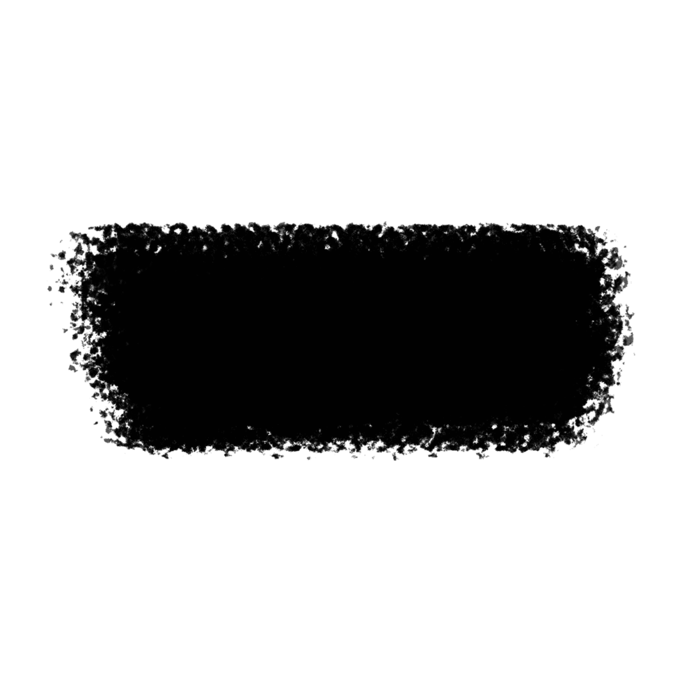 Black brush with transparent background png