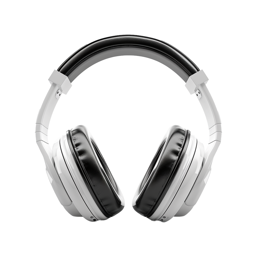 Wireless headphone isolated on transparent background png