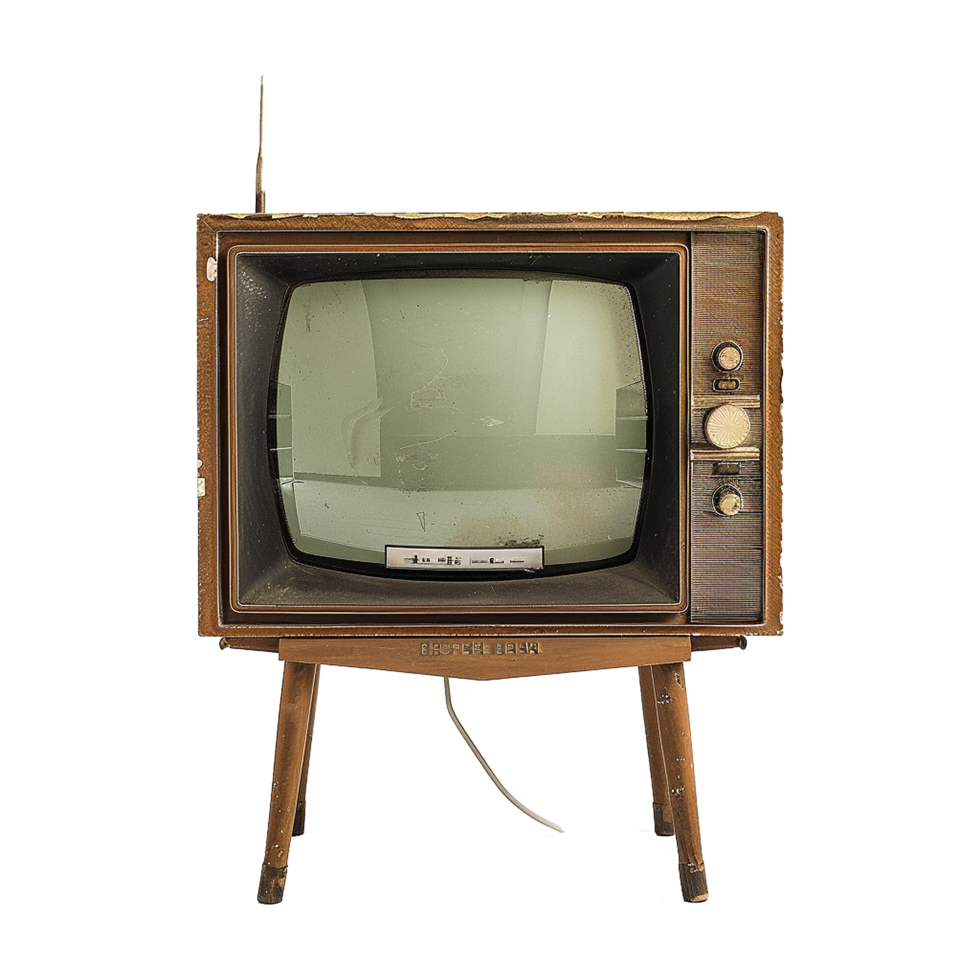 Television isolated on transparent background png