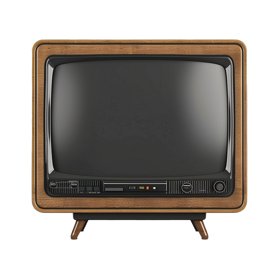 Television isolated on transparent background png