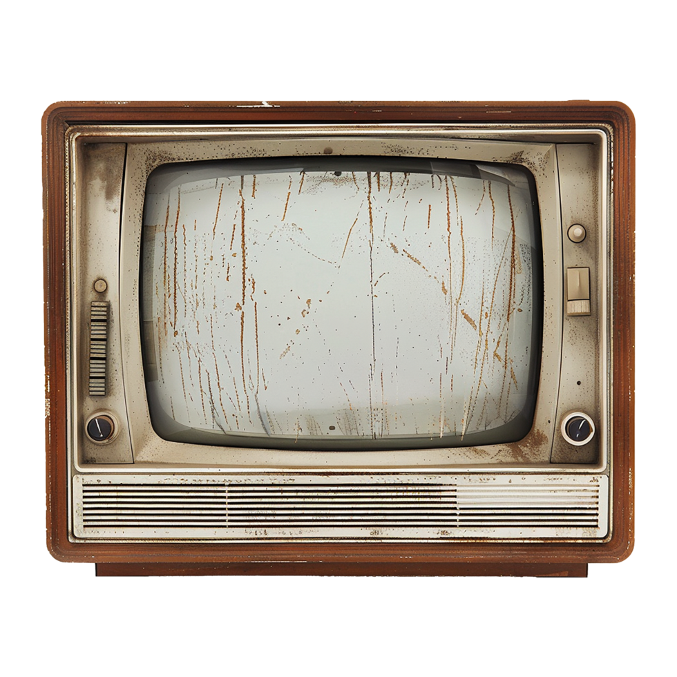 Television isolated on transparent background png