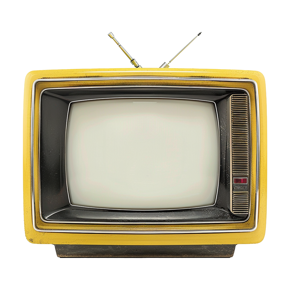 Television isolated on transparent background png