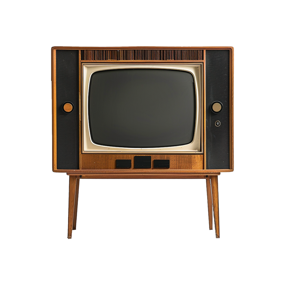 Television isolated on transparent background png