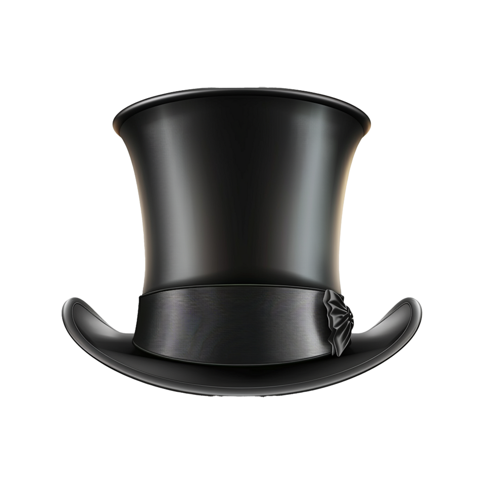 Top hat isolated on transparent background png