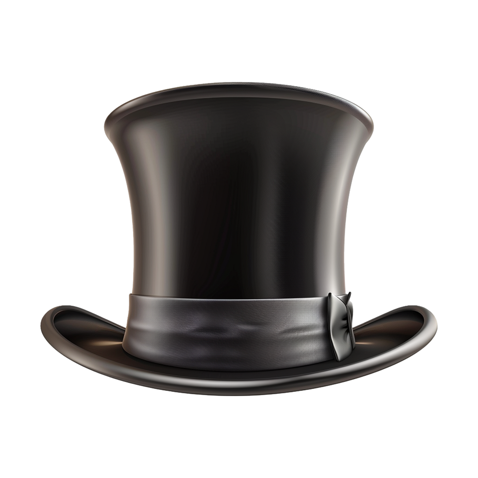 Top hat isolated on transparent background png