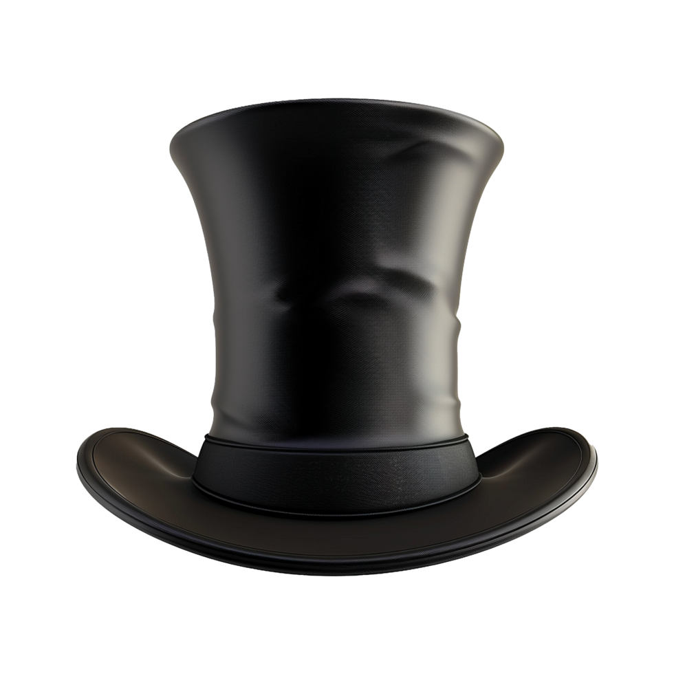Top hat isolated on transparent background png