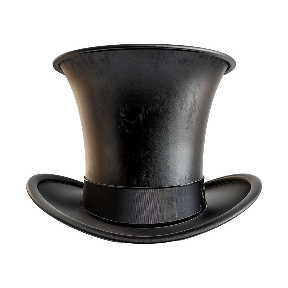 Top hat isolated on transparent background png