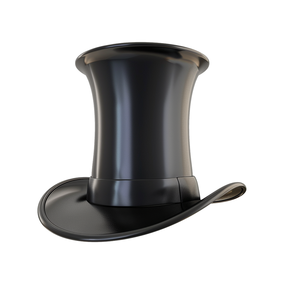 Top hat isolated on transparent background png