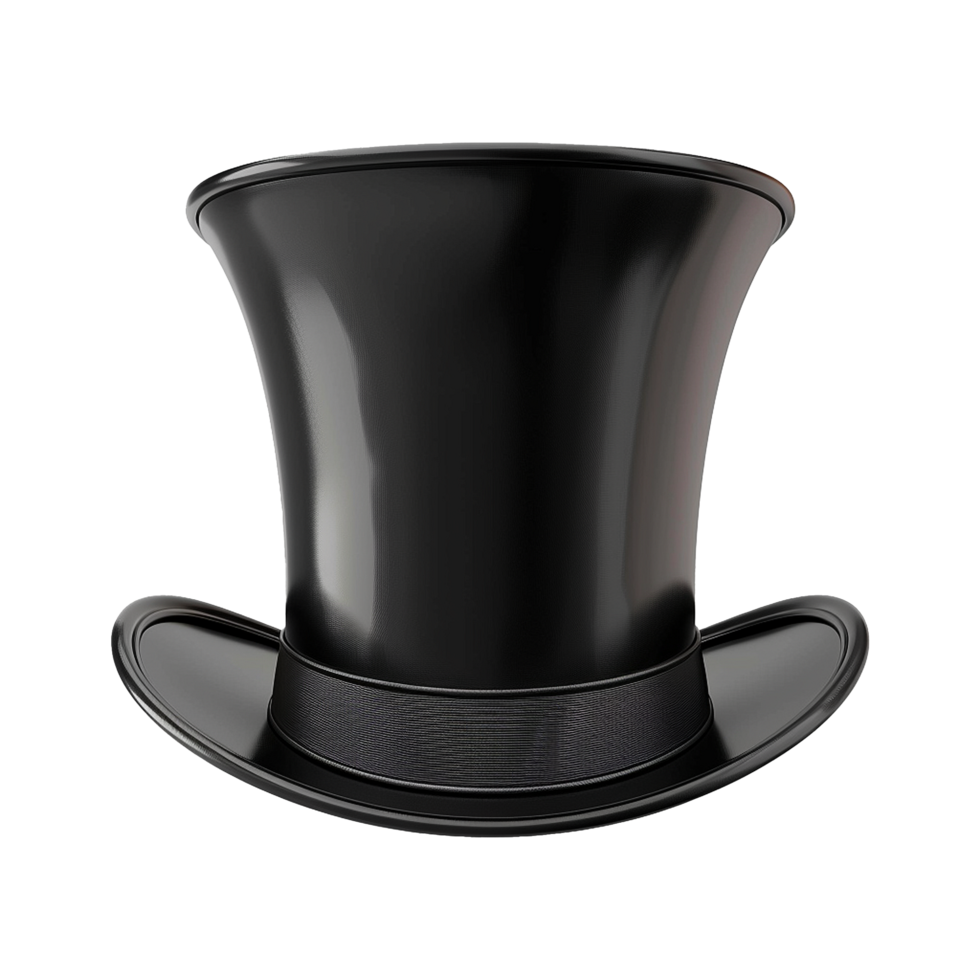 Top hat isolated on transparent background png