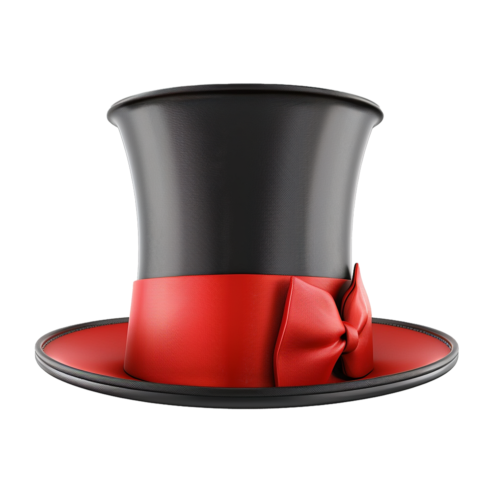 Top hat isolated on transparent background png
