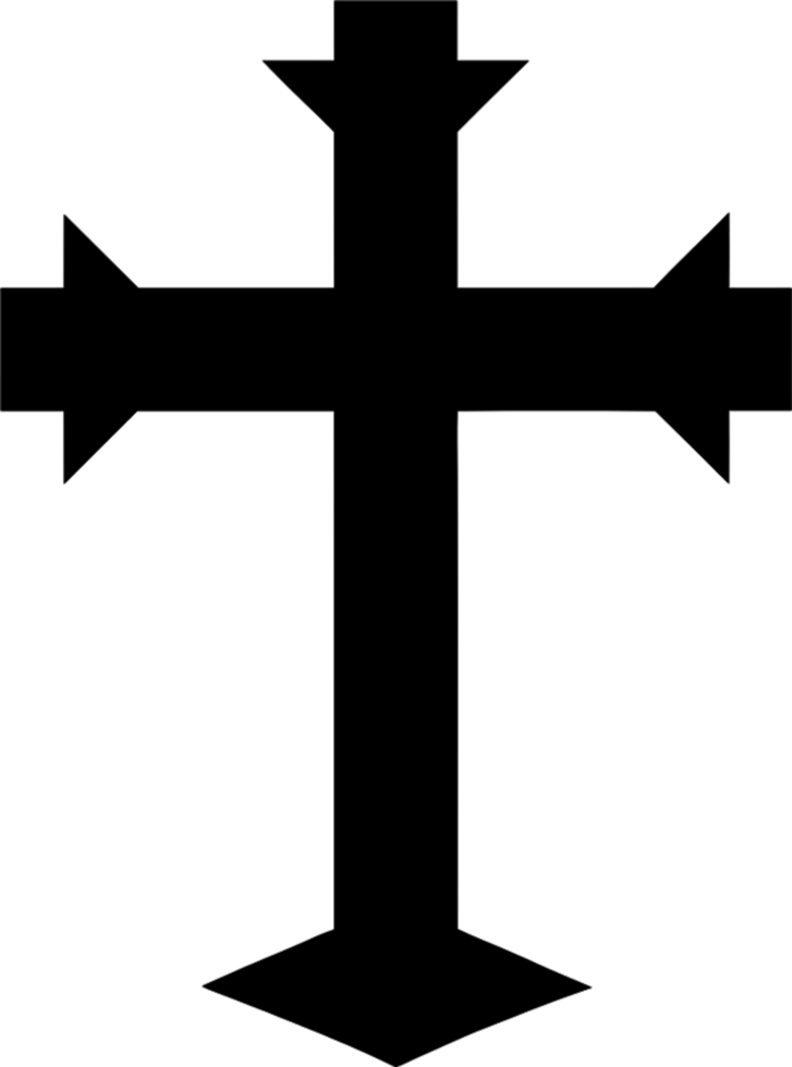 Minimalist Christian Cross Clipart, A Timeless Symbol of Faith and Spirituality. AI-generated. png