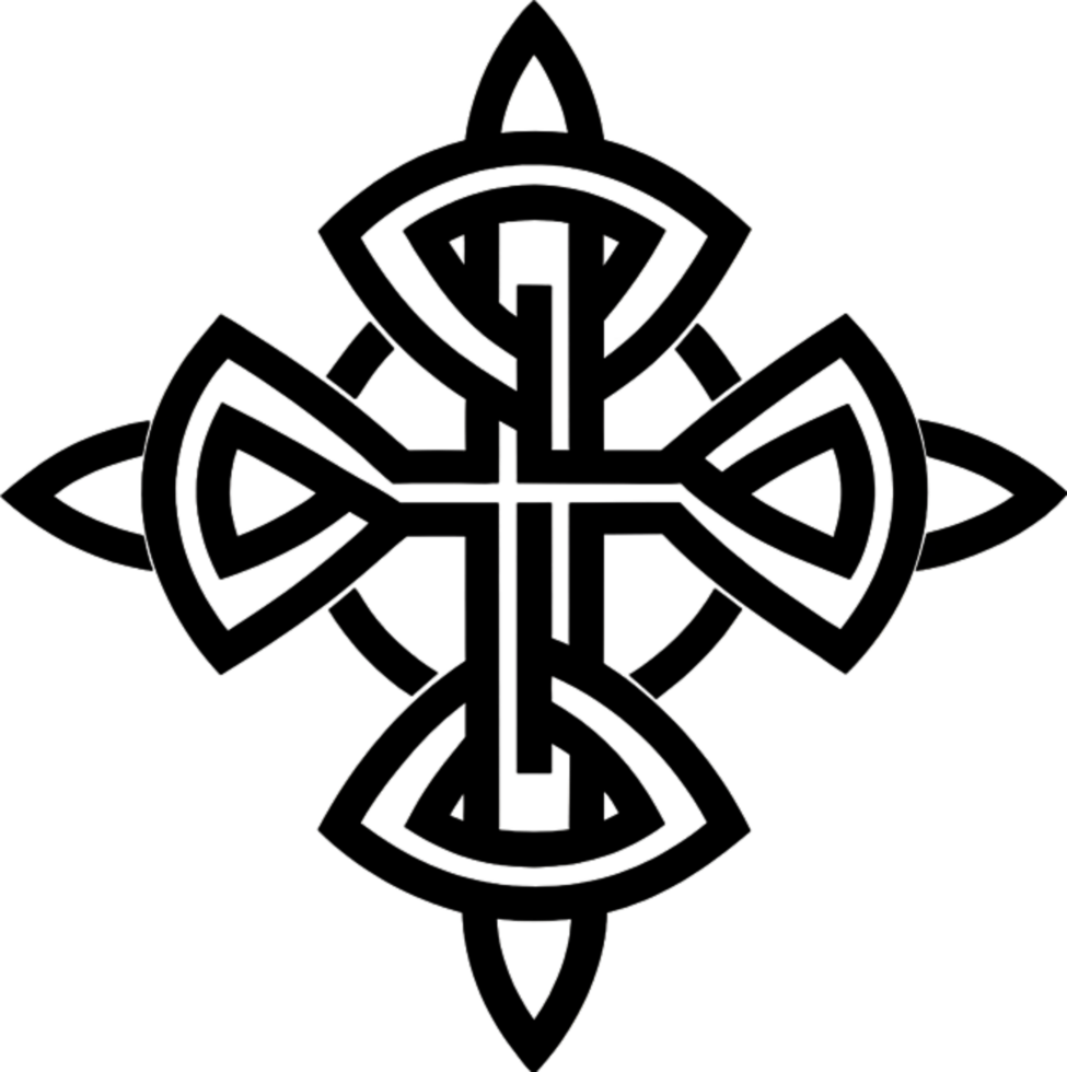 Detailed Spiritual Symbol, Intricate Christian Cross Clipart Design. AI ...