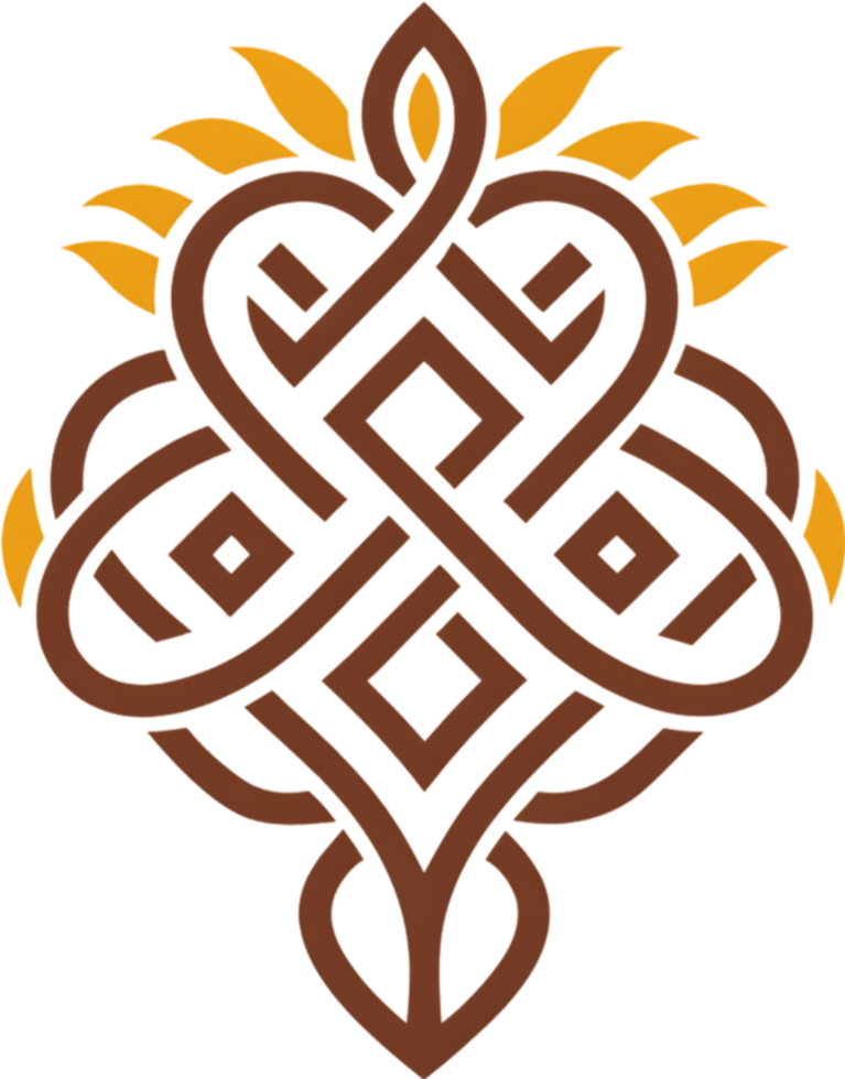 Colorful Yggdrasil Clipart, Ancient Norse World Tree in Vivid Hues. AI-generated. png