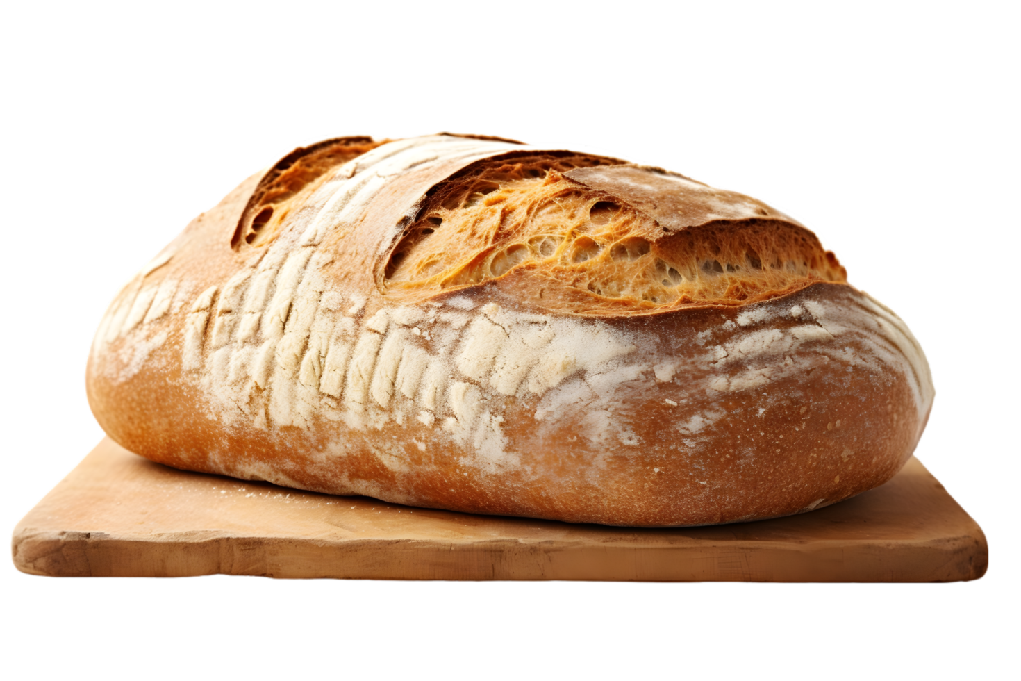 loaf of bread on transparent background png