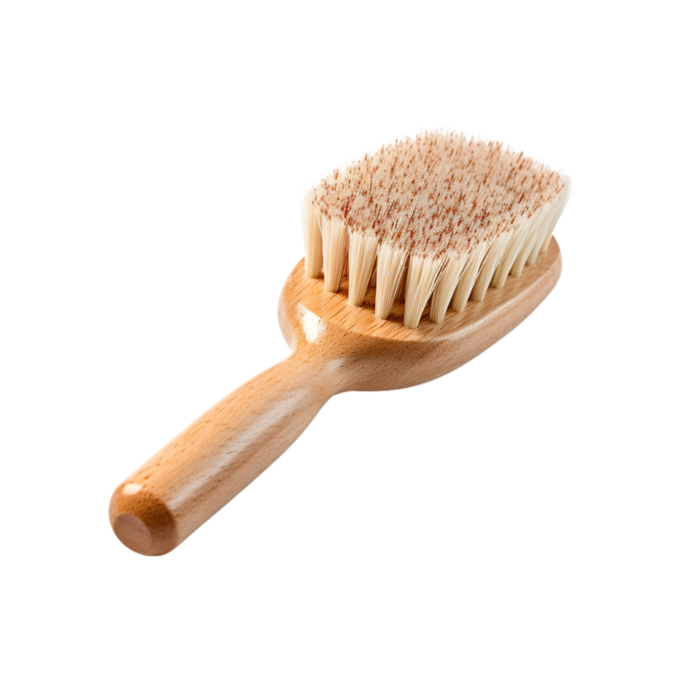 Cleaning brush on transparent background png