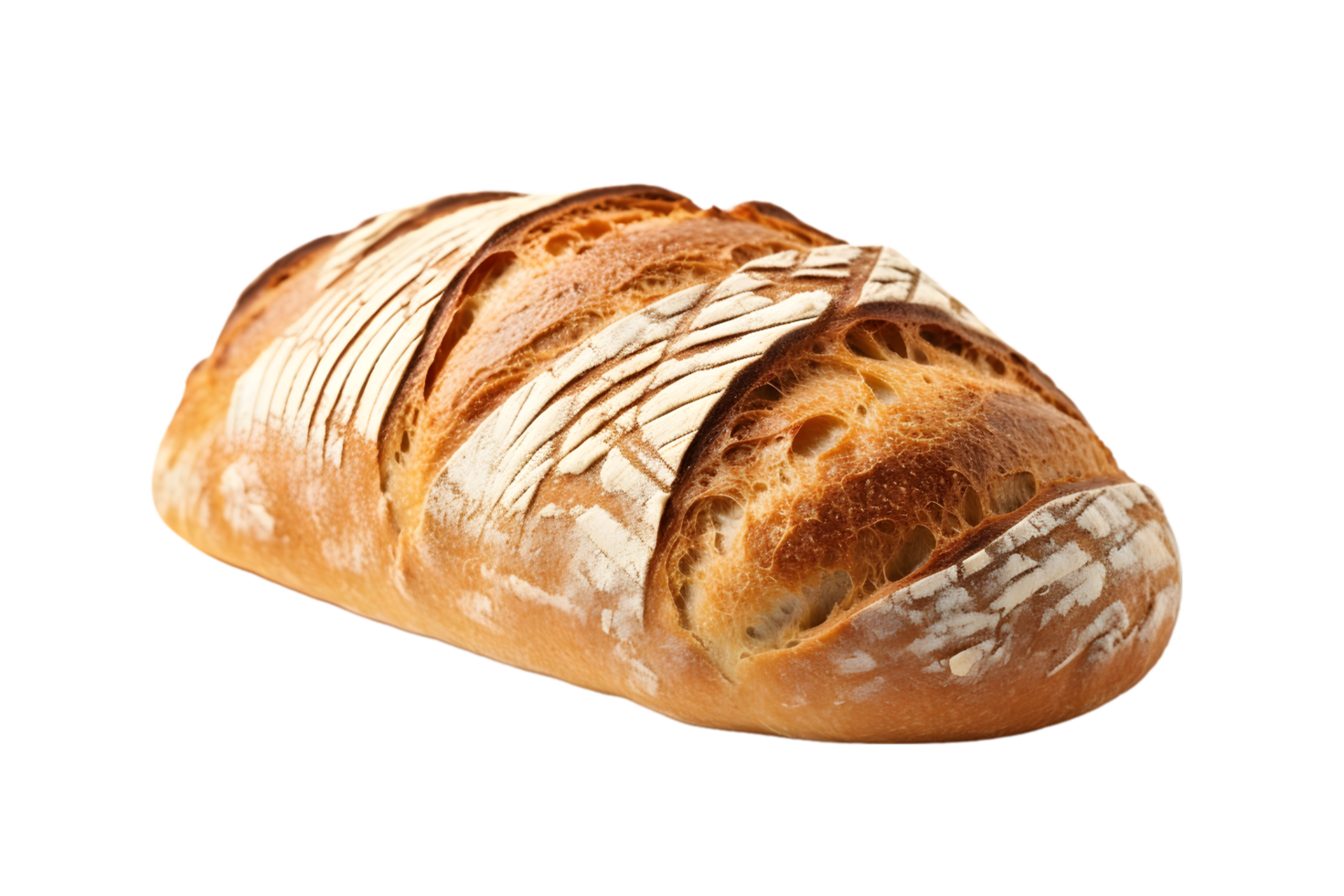 loaf of bread on transparent background png