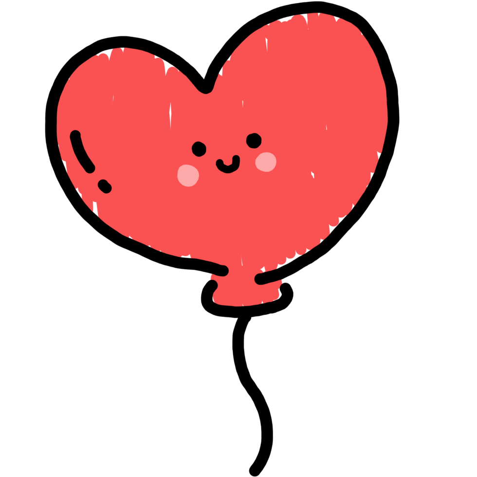 heart shaped balloon png