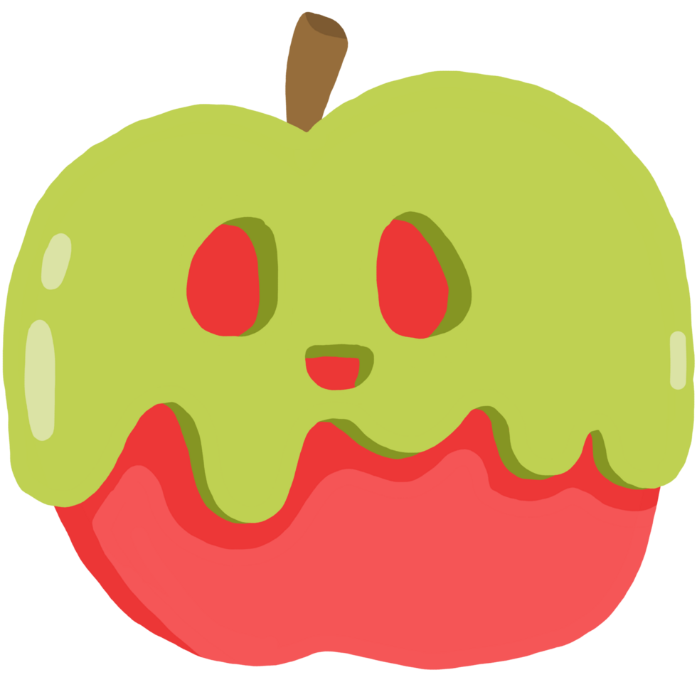 halloween apple cartoon png