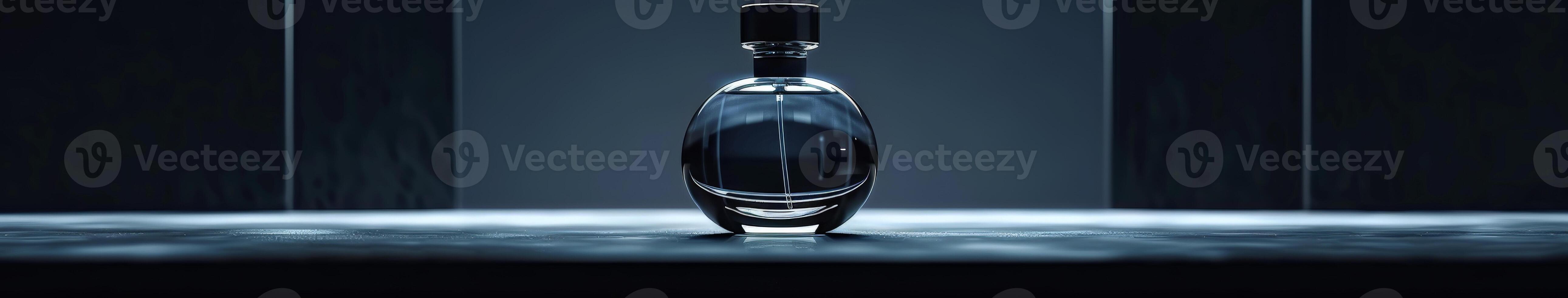 Wine Bottle on Table photo
