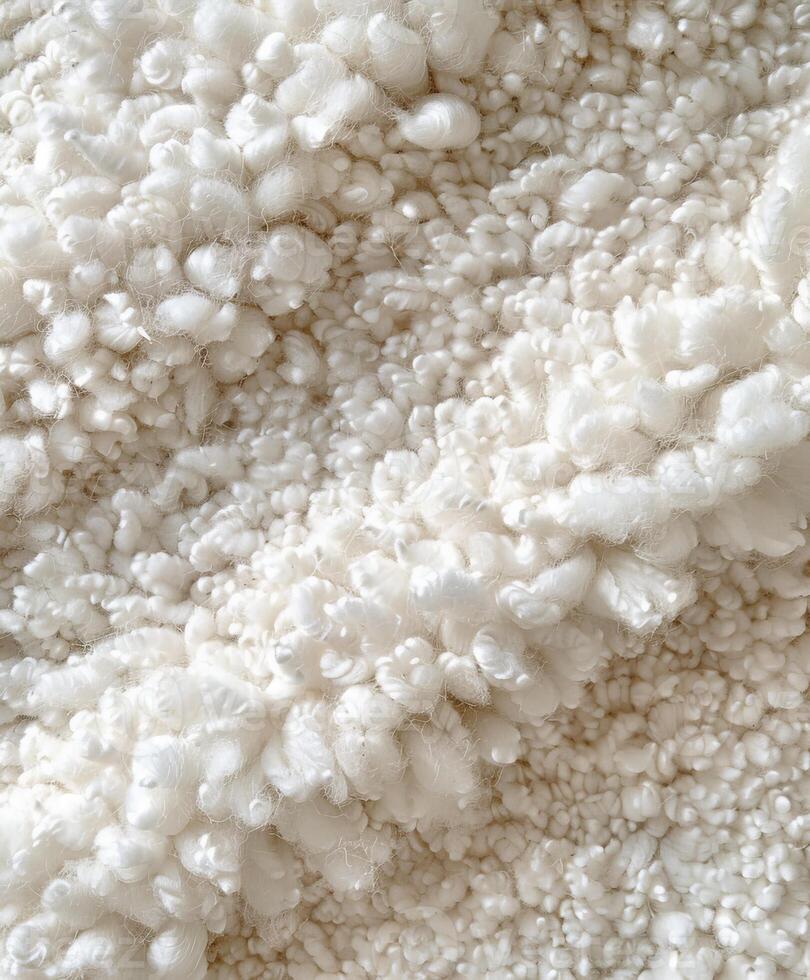 Close Up of White Fabric Texture photo
