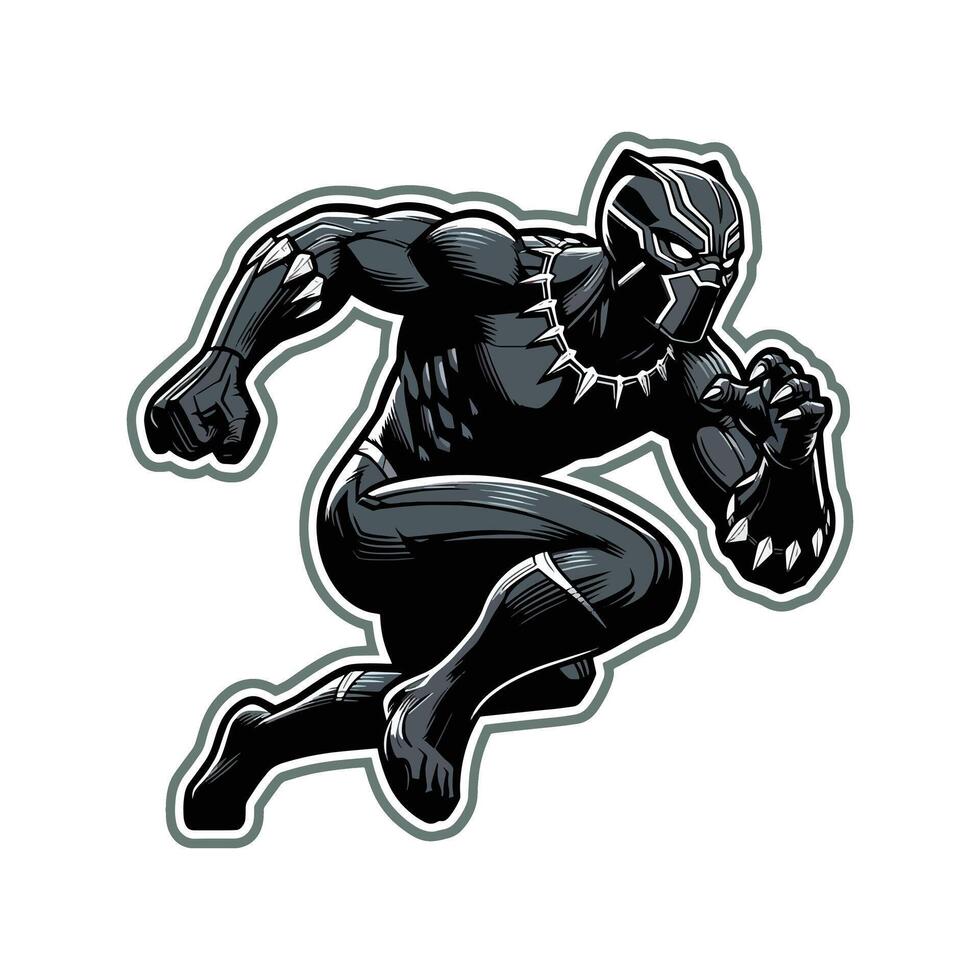 MARVEL COMICS STYLE Sticker vector