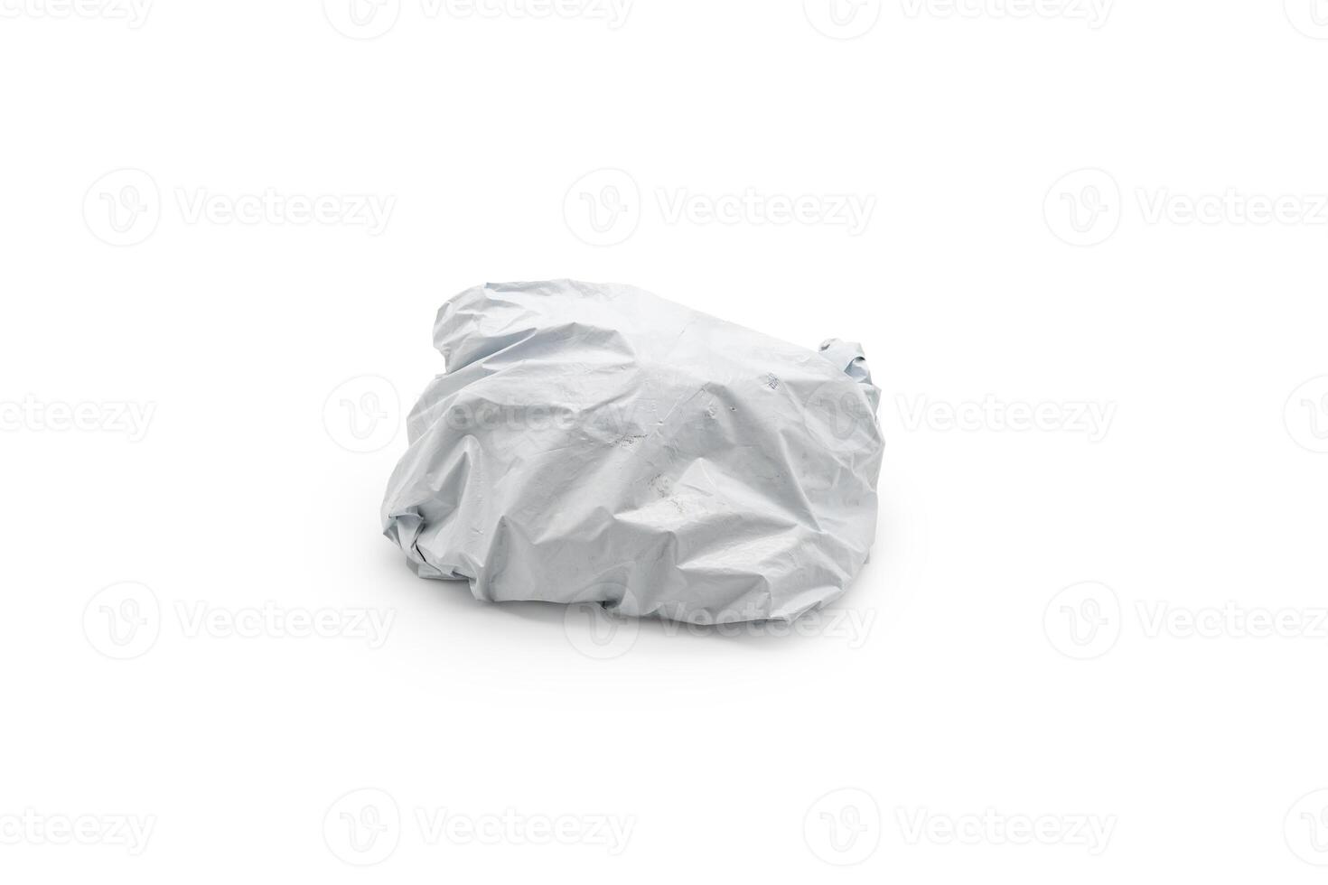 Isolated Postal Package from shopping online, is delivered to the buyer. It's shot in the studio light in front of white background. Clipping Paths. photo