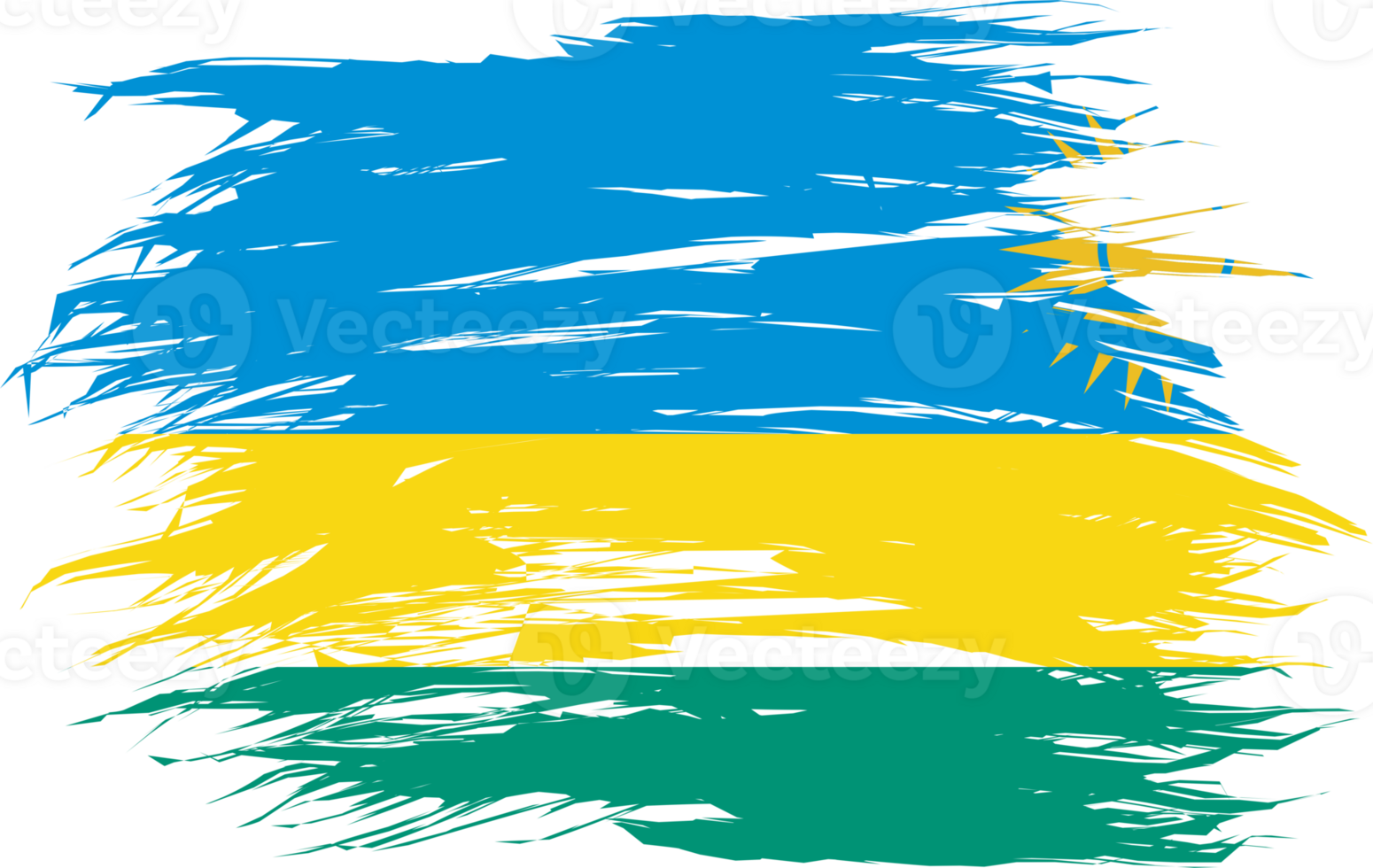 RWANDA FLAG ABSTRACT SHAPE png