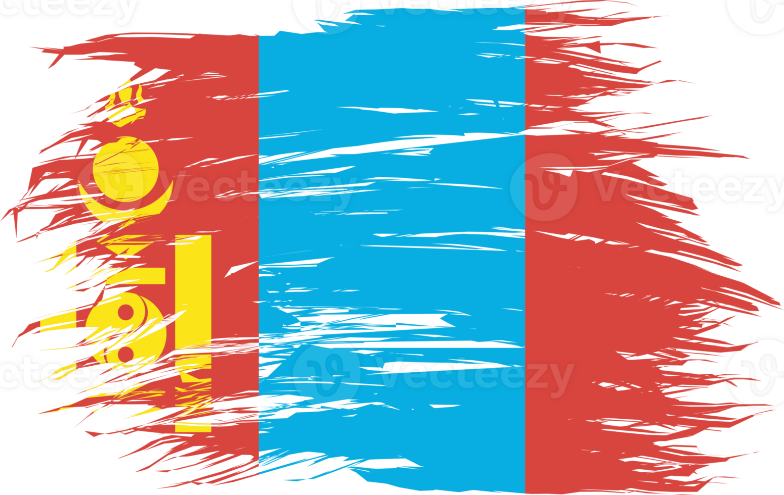 MONGOLIA FLAG ABSTRACT SHAPE png