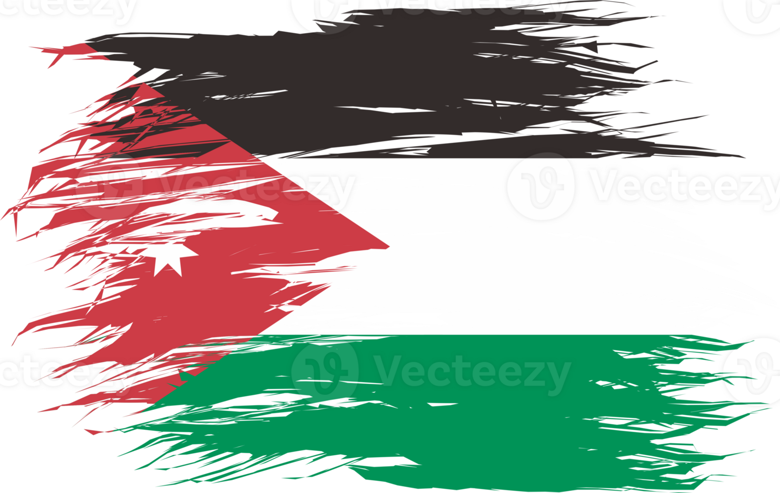 JORDAN FLAG ABSTRACT SHAPE png