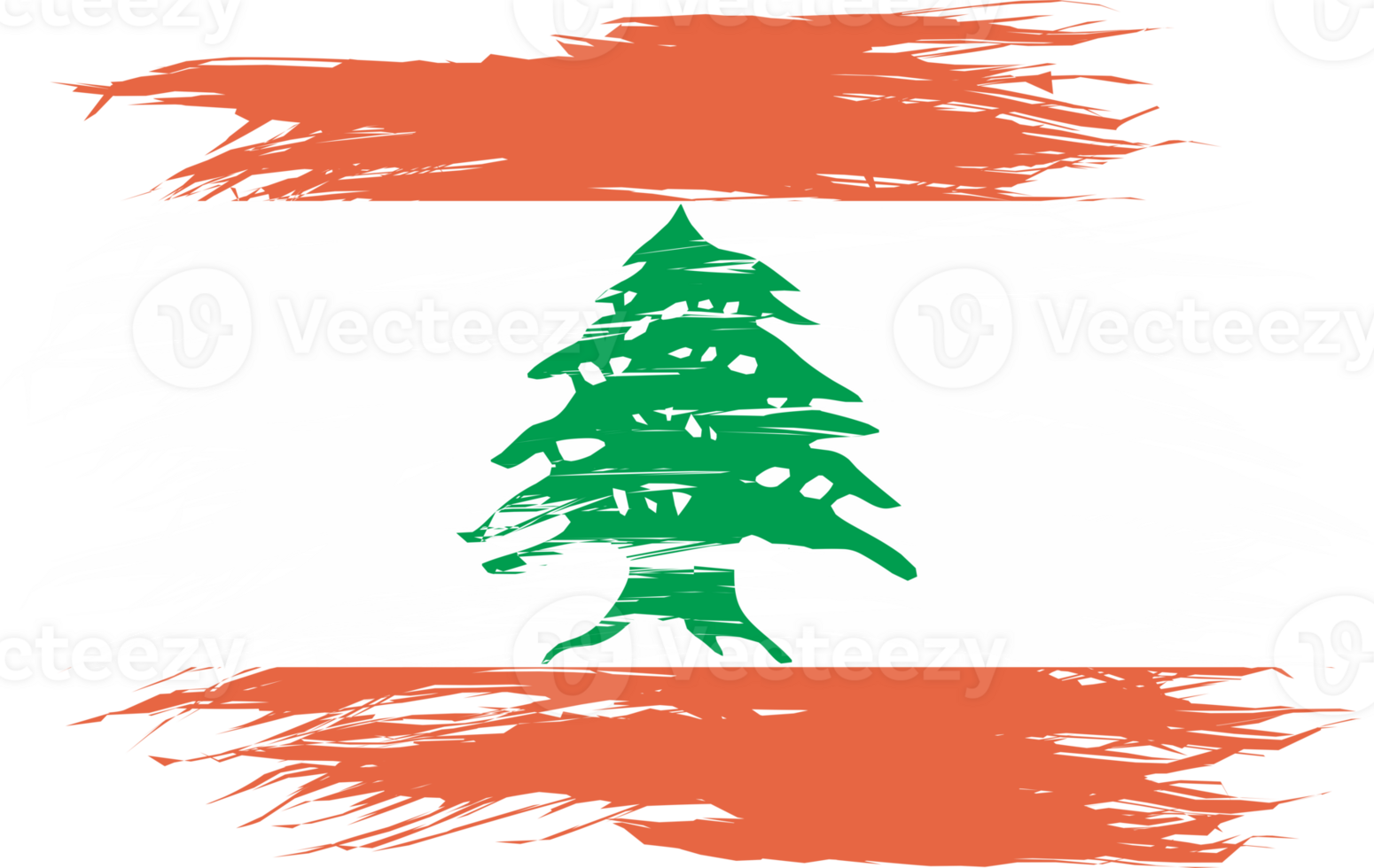 LEBANON FLAG ABSTRACT SHAPE png